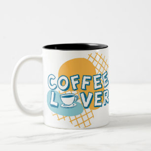 Tasse 2 Couleurs Typographie de l'amant du café