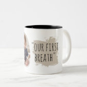 Tasse 2 Couleurs Typographie d'image de bébé mignon (Devant droit)