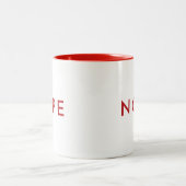 Tasse 2 Couleurs Typographie moderne du NOPE (Centre)