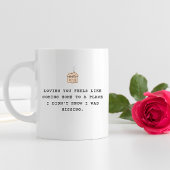 Tasse 2 Couleurs Typographie tendance moderne de la Saint-Valentin