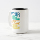 Tasse 2 Couleurs typography (Devant gauche)