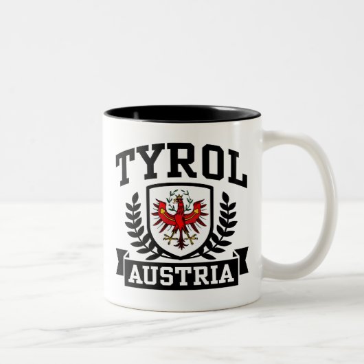 Tasse 2 Couleurs Tyrol Autriche (Droit)