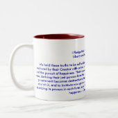 Tasse 2 Couleurs ! ! U Créer une déclaration d'indépendance (Gauche)