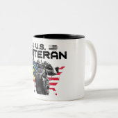 Tasse 2 Couleurs U.S. Veteran - 1st Cavalry Division (Devant droit)
