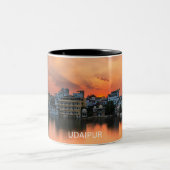 Tasse 2 Couleurs Udaipur sunset over Lake Pichola (Centre)