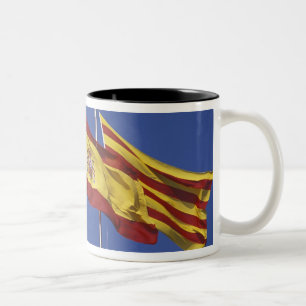 Tasse 2 Couleurs UE, Espagne, Catalogne, Palau de la Generalitat.