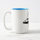 TASSE 2 COULEURS UFO PETS (Gauche)