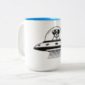 TASSE 2 COULEURS UFO PETS (Devant gauche)