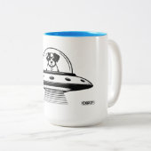 TASSE 2 COULEURS UFO PETS (Devant droit)
