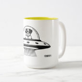 TASSE 2 COULEURS UFO PETS (Devant droit)