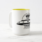 TASSE 2 COULEURS UFO PETS (Devant gauche)