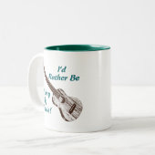 Tasse 2 Couleurs Ukulele (Devant gauche)