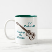 Tasse 2 Couleurs Ukulele (Gauche)