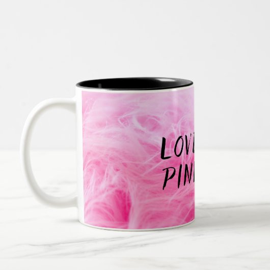 Tasse 2 Couleurs Ultime fourrure Faux Rose Chaud (Gauche)