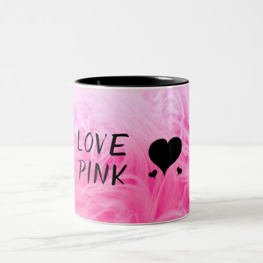 Tasse 2 Couleurs Ultime fourrure Faux Rose Chaud (Centre)