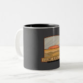 Tasse 2 Couleurs Uluru-Kata Tjuta - Australie (Devant gauche)