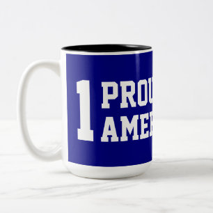 Tasse 2 Couleurs UN Américain fier