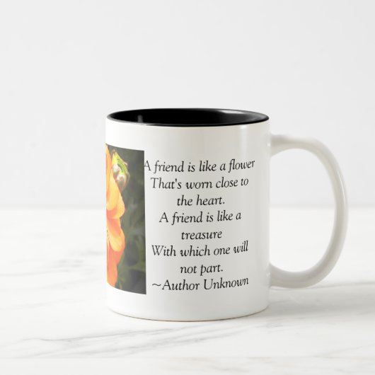 Tasse 2 Couleurs Un ami… (Droit)