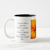 Tasse 2 Couleurs Un ami… (Gauche)
