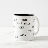 Tasse 2 Couleurs Un autre Three Letter Acronym (Devant droit)