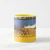 Tasse 2 Couleurs … un bain chaud - citation de Sylvia Plath (Centre)