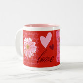 Tasse 2 Couleurs Un baiser pour vous (Devant gauche)