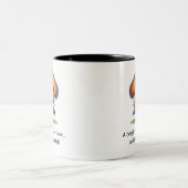 Tasse 2 Couleurs Un beagle vole le spectacle (Centre)