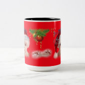 Tasse 2 Couleurs Un bébé de Noël (Centre)