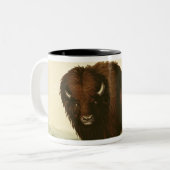 Tasse 2 Couleurs Un bison, c.1832 (Devant gauche)