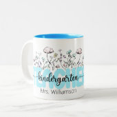 Tasse 2 Couleurs Un cadeau de charme pour Fleur sauvage Whimsical p (Devant gauche)
