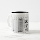 Tasse 2 Couleurs Un campement de régiment d'infanterie (Devant gauche)