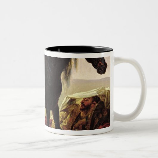 Tasse 2 Couleurs Un cheval Arabe (Droit)