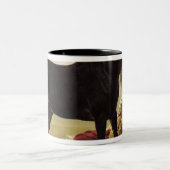 Tasse 2 Couleurs Un cheval Arabe (Centre)