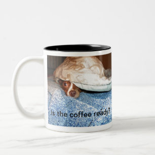 Tasse 2 Couleurs Un chien nommé Mia - Chien de Megaesophage
