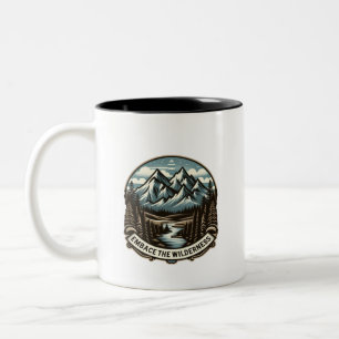 Tasse 2 Couleurs Un décor montagnard pour explorer la nature sauvag