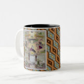 Tasse 2 Couleurs Un disque maçonnique (Devant gauche)