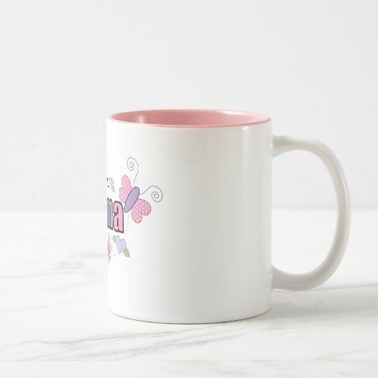 Tasse 2 Couleurs Un d'un Mema aimable (Droit)