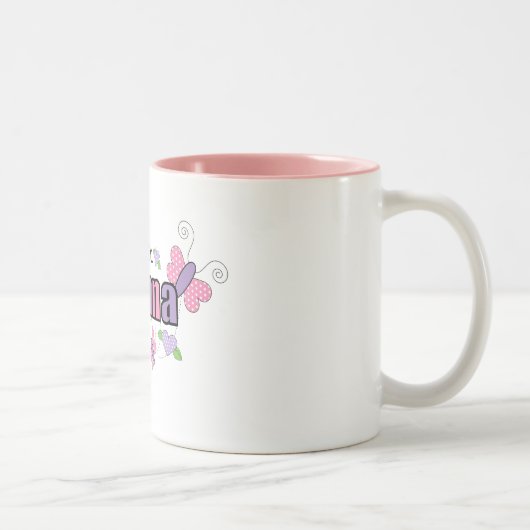 Tasse 2 Couleurs Un d'un Nonna aimable (Droit)