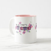 Tasse 2 Couleurs Un d'un YaYa aimable (Devant gauche)