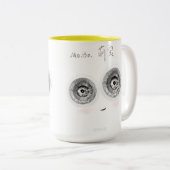 Tasse 2 Couleurs Un elfin mignon super intelligent (Devant droit)