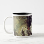 Tasse 2 Couleurs Un épagneul d'eau (Gauche)