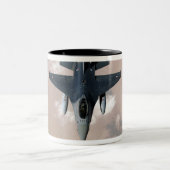 Tasse 2 Couleurs Un F-16 émirati (Centre)