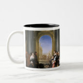 Tasse 2 Couleurs Un festin dans un intérieur (Gauche)