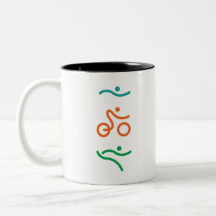 Tasse 2 Couleurs Un grand cadeau de Triathlon pour votre ami ou fam