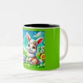 Tasse 2 Couleurs Un hais heureux (Devant droit)