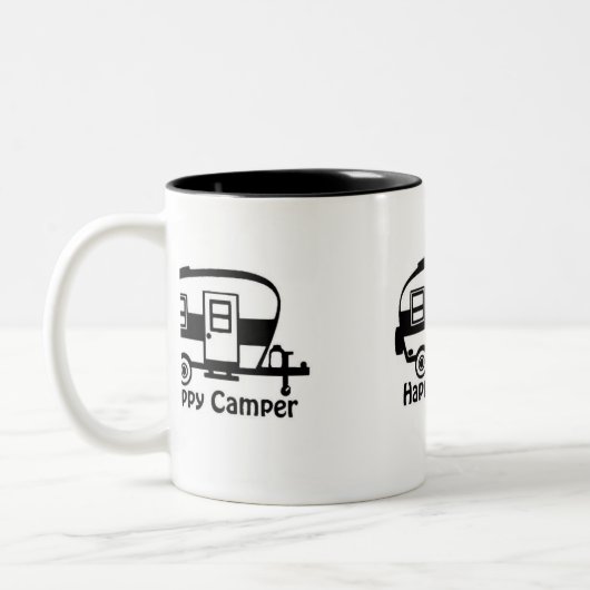 TASSE 2 COULEURS UN HEUREUX CAMPER MUG* TRÈS SPÉCIAL (Gauche)