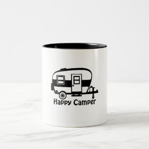 TASSE 2 COULEURS UN HEUREUX CAMPER MUG* TRÈS SPÉCIAL