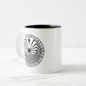 Tasse 2 Couleurs Un homme dans le Maze (Devant gauche)