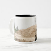 Tasse 2 Couleurs Un Humvee assure la sécurité (Devant gauche)