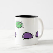 Tasse 2 Couleurs un insecte fol (Devant droit)